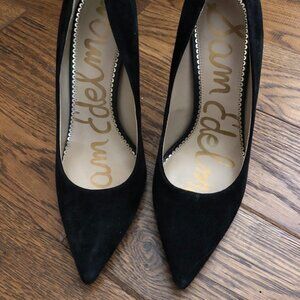 Black Suede Pumps from Sam Edelman in Size 10